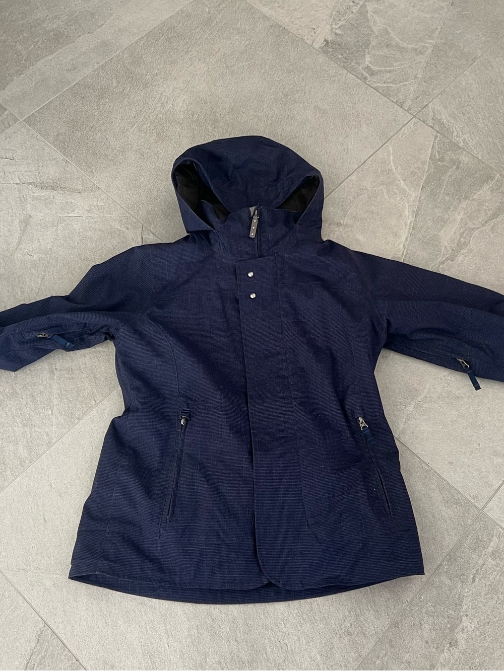 Burton purple dryride Hooded Ski/snow Jacket